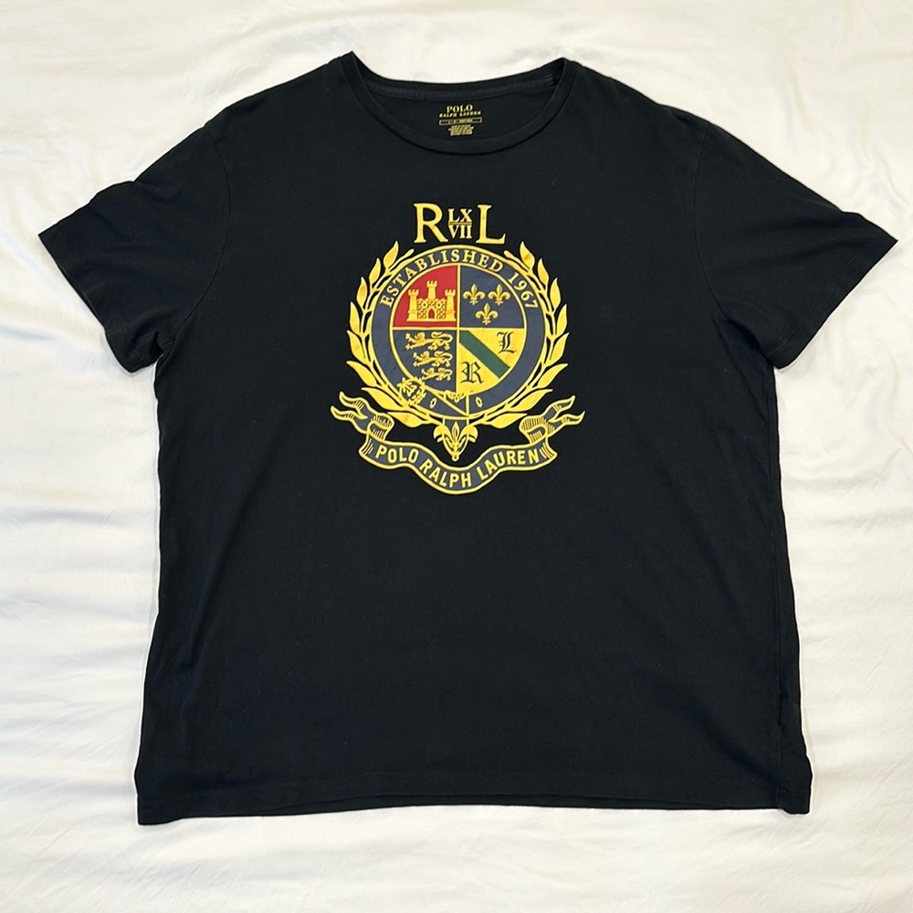 Polo Ralph Lauren Mens Novelty Tshirt, Size Large